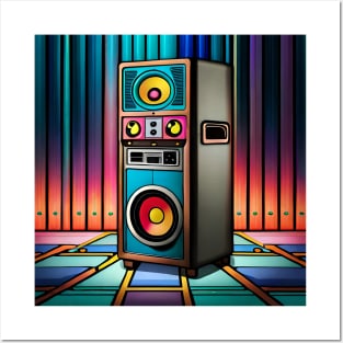 vintage Boombox Pop - 90s retro pop art Posters and Art